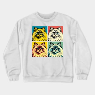 Ragamuffin Pop Art - Cat Lovers Crewneck Sweatshirt